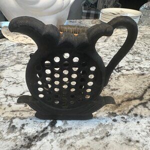 vintage cast iron napkin holder